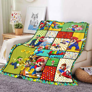 Manta de Felpa Súper Suave y Cálida con Dibujos Animados de <span class=keywords><strong>Mario</strong></span> <span class=keywords><strong>Bros</strong></span>, Mantas de Franela de Lana Suaves y Cómodas de 50x60 Pulgadas - Product Image 2
