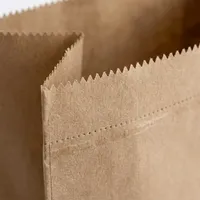 Sacs d'emballage alimentaire personnalisés pour l'emballage, sacs en papier avec logo, sacs en papier pour la livraison d'aliments, sacs en papier kraft brun personnalisés
