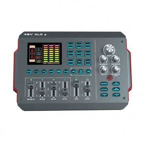 Equipo de Podcasting Em16 con Interfaz de Audio de 48V, Tarjeta de Sonido para Transmisión en Vivo, Grabación de Videojuegos, Canto y Podcast - Product Image 1