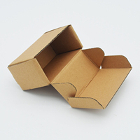 Boîtes livraison en carton longues ondulées, 50 pièces, avec boutons, emballage tubulaire en papier pour alimentation