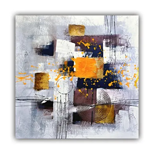 Grote Canvas Muurkunst Olieverfschilderij Moderne Huisdecoratie Schilderij Abstracte Kleur Decoratieve Schilderijen Voor Huisdecoratie