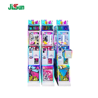 Machine à griffes Mega Mini en métal et plastique avec couleurs personnalisables et support en espagnol pour les jeux d'arcade de récompenses pour enfants