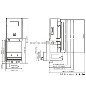USA phổ biến xung MDB RS232 giao diện USB nisr 110V ICT A7 hóa đơn chấp nhận cho Fusion kỹ năng trò chơi máy - Product Image 5