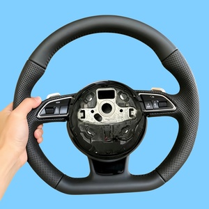 Volantes de Cuero Personalizables a <span class=keywords><strong>Precio</strong></span> de Fábrica para <span class=keywords><strong>Audi</strong></span> S3 8P S4 B8 S5 S6 S7 S8 A3 8V A3 8P A4 B8 A5 B8 A6 C7 A7 C7 A8 D4 - Product Image 6