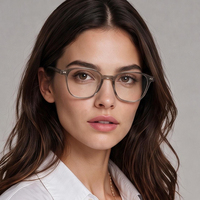 Lunettes anti-lumière bleue TR90 pour femmes, monture carrée, anti-rayons bleus, lunettes d'ordinateur pour le bureau et l'usage quotidien