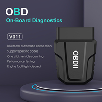 Escáner de Automóviles V011 Obd, Escáner Automotriz ELM327 V2.2 25K80 BT5.4 para Android/iOS Windows, Lector de Códigos Obd2 para Automóviles, Escáner de Diagnóstico