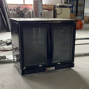 Mini-réfrigérateur de bar à porte vitrée simple, blanc/<span class=keywords><strong>noir</strong></span>, avec étagères réglables, commande numérique, <span class=keywords><strong>grande</strong></span> <span class=keywords><strong>capacité</strong></span>, pour usage commercial et domestique - Product Image 3