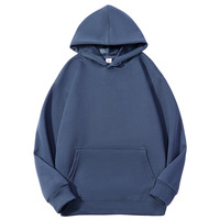 Sweat-shirts à capuche surdimensionnés en molleton Silver Fox 400 GSM, anti-boulochage, avec cordon de serrage, personnalisables avec logo OEM, pour hommes, collection hiver