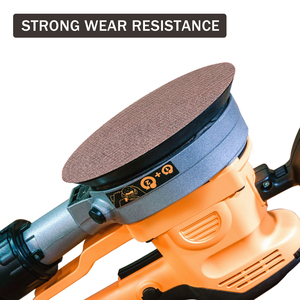 5 인치 125mm 알루미늄 산화물 후크 및 루프 메쉬 샌딩 디스크 목재 벽 자동차 용 먼지없는 사포 디스크 연마 도구 - Product Image 6