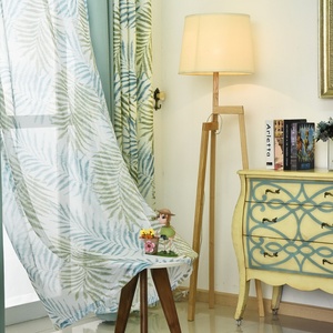 Rideaux Occultants en Polyester <span class=keywords><strong>de</strong></span> Haute Qualité à Grand Motif <span class=keywords><strong>de</strong></span> Feuilles Imprimé, Style Moderne, pour Salon - Product Image 3