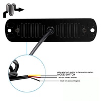 6 LED Super helle 12-24 v led bernstein warnung strobe mini lichtbalken warnung bar licht