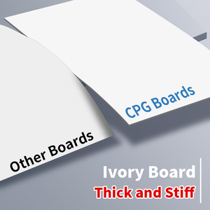 Top Grade High Smooth Ivory Board C1S Single Coated 400gsm Folding Box Board Lipstick Box Die Cut <b>Paper</b> Board - Product Image 4