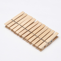 Pinces et épingles en bois multifonctionnelles et écologiques pour la décoration de la maison.