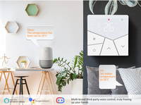 Termostato Inteligente WiFi Becasmart BHT-15 para Calefacción por Suelo Radiante en Hogares y Hoteles, Personalizable OEM/ODM, Clasificación IP20, Garantía de 2 Años