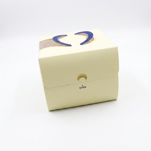 Cajas de Regalo de Cartón con Ventana Transparente Personalizadas al por Mayor, Diseño Portátil, Estampado en Caliente y Relieve Personalizados para Pasteles, Repostería y Panadería - Product Image 3