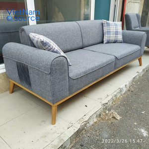 Canapé en bois de style scandinave haut de gamme - Meubles de salon confortables avec tissu durable - Vente en gros - Product Image 2