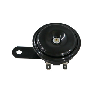 Wenle Factory Direct Sale Snail Car <strong>Horn</strong> Low Frequency <strong>Klaxon</strong> BLACK Iron 76mm L34030Hz 105-118dB Universal Car Speaker - Product Image 4