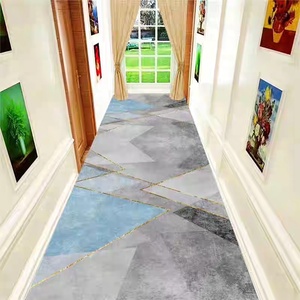 Très grand <span class=keywords><strong>tapis</strong></span> moderne fait à la machine, rétro, en polyester, puzzle, rectangle, pour exercice à domicile, couloir de prière, salon, hôtel - Product Image 5