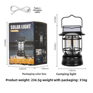 Lanterna Solare a LED Ricaricabile Bianco Caldo a Forma di Cavallo, Luce da Giardino con Telecomando, Dimmerabile e Impermeabile per Campeggio Esterno e Cortile - Product Image 6