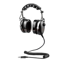 Raytalk ANR Active Noise Cancelling (ENC) Headset Pilot Penerbangan Kualitas Premium Plastik Hitam Aksesori Headphone Cetakan Khusus