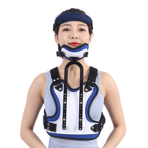 Supports de fixation thoracique adultes réglables Fractures cervicales tête cou poitrine dos orthèse de soutien pour la physiothérapie - Product Image 1