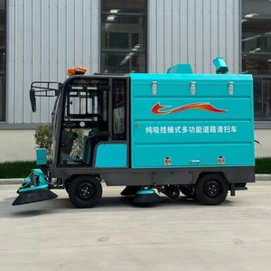 Nettoyeur de voirie électrique multifonctionnel puissant 72V pour usage extérieur en zone commerciale, avec fonction de lavage de voitures et certification CE - Product Image 4
