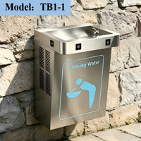 Dispensador de Agua y Filtro de Agua Montado en la Pared, Fuente de Agua Potable Pública para Exteriores