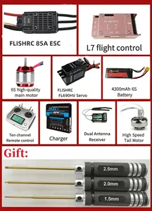 Helicóptero Roban UH-60 Negro con GPS, Control de Vuelo L7, FL500 V2 FLISHRC RTF, Hobby de Exterior Divertido para Chicos - Product Image 6