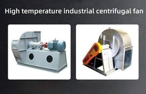 Ventilateur centrifuge industriel en acier inoxydable résistant aux hautes températures, haute pression, 350*280*360mm, fabrication chinoise - Product Image 6