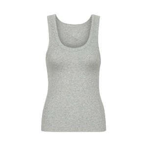 Camiseta Deportiva de Punto para Mujer, Ajuste Perfecto, Absorbe la Humedad, Secado Rápido, Tejido Transpirable Ecológico, Corte Racerback para Gimnasio - Product Image 1