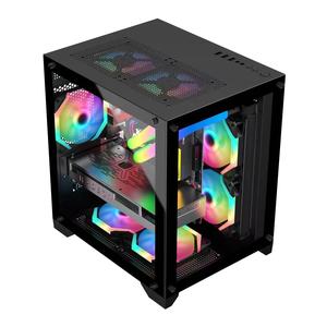 สินค้ามาใหม่เคสคอมพิวเตอร์ตั้งโต๊ะ Mini MATX <span class=keywords><strong>ITX</strong></span> เคสคอมพิวเตอร์สำหรับนักเล่นเกมเคสสำหรับ <span class=keywords><strong>PC</strong></span> - Product Image 3