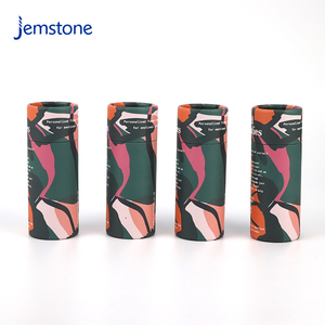 Luxury Eco-Friendly Recycled Cosmetic <b>Bottles</b> Customized Size Gold Foil Embossed Four-Color Custom Logo Cylinder Tube - Product Image 1