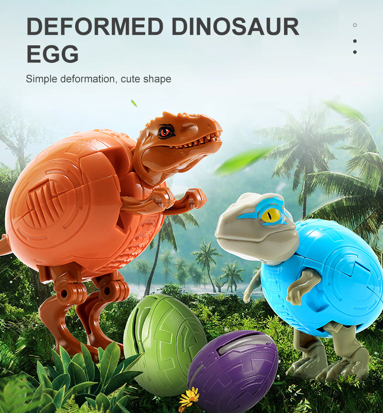卸売キッズプラスチック8個安い面白いミニ漫画変形恐竜の卵| Alibaba.com