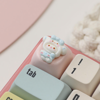 2025 MG Cute Little Girl Artisan 3D Resin Custom Keycaps Model KC-104 ESC Keycap for Mechanical Keyboard
