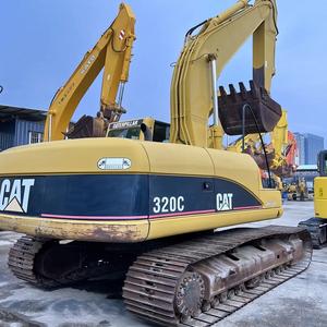 Excavatrice d'occasion Caterpillar CAT 320C 320 de 20 tonnes, d'origine japonaise, machine de terrassement d'occasion CAT320C CAT320 cat 320 avec moteur - Product Image 4