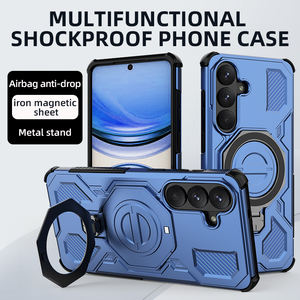 Funda de Lujo para Teléfono con Carga Inalámbrica, Resistente a Caídas, con Anillo de Aleación Universal Estable para <span class=keywords><strong>Samsung</strong></span> S26 Plus - Product Image 2