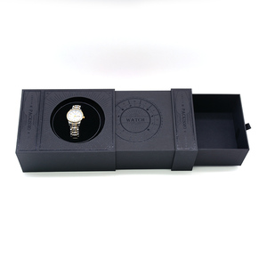 Seismo-caja de cartón para reloj, LOGO negro mate personalizado abierto para pop-up automático, regalo de lujo, embalaje de papel - Product Image 3