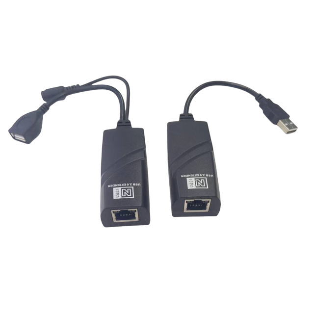 USB 2.0 to RJ45 LAN Extension Adapter External Wired USB 2.0 RJ45 USB Extender up to 100M for Laptop in Stock