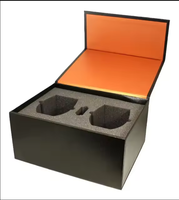 Boîte cadeau personnalisée à aspiration magnétique de luxe au design unique Boîtes en carton rigide à fermeture magnétique de qualité supérieure avec insert en mousse EVA