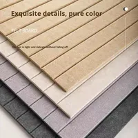Panneau mural auto-adhésif en feutre de fibre de polyester insonorisant et absorbant le son pour la décoration intérieure des salles de musique