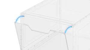 Пластиковая коробка для обуви, в общежитии, для хранения обуви, артефакт, домашний дверной проем, простой для экономии места, шкаф для обуви - Product Image 3