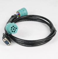 J1939 9 p Männlichen Type2 Grün Stecker zu J1939 9 p Weibliche Type1 Schwarz J1939 OBD Universal 9 pin Schwere duty T harness kit