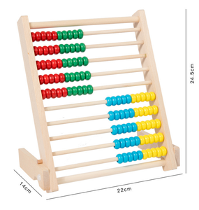 Ábaco de Madera Educativo para Niños, Juguete de Matemáticas con 10 Filas para Cálculo de Números, Juguete de Aritmética para Educación Temprana 2026 - Product Image 5
