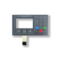 Bouton de commande personnalisé pour équipement d'instrumentation, panneau PET, circuit conducteur en pâte d'argent imprimé en sérigraphie