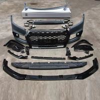 Body Kit Bumper Depan Tuning Gaya RSQ5 Material PP Berkualitas Tinggi PNB Baru 2013-2018 untuk Audi Q5 8R.5 Pemasangan Clip-on Garansi 6 Bulan