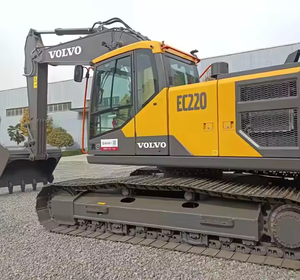 Excavadora usada lista para enviar, excavadora de construcción VOLVO 220 EC220 con buenas condiciones, excavadora de orugas VOLVO EC220 usada de 22 toneladas - Product Image 2