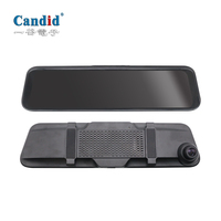 2K WiFi ADAS BSD Night Vision Dash Cam DVR Miroir de voiture étanche 4 caméras pour enregistrement à 360 degrés avec écran tactile Android