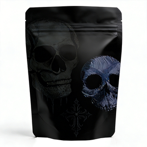 ถุงซิปล็อคแบบตั้งได้ พิมพ์ลายตามสั่ง ทนทาน เป็นมิตรกับสิ่งแวดล้อม สำหรับอาหารเด็ก 3.5 กรัม/7 กรัม/14 กรัม/28 กรัม ผลิตจากอลูมิเนียมฟอยล์ ไมลาร์ และฟิล์ม PET ปิดผนึกด้วยความร้อน แบบดิจิตอล - Product Image 2