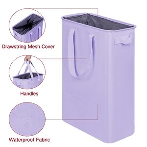 50L <b>Collapsible</b> Laundry Basket with Handles Foldable Clothes Hampers Portable Dirty Clothes Hamper for Dorm College - Product Image 2