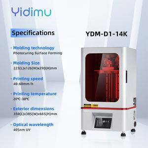 Impresora 3D de Escritorio YIDIMU de 10.1 Pulgadas y 14K de Ultra Alta Definición para Modelos Arquitectónicos, Modelos Humanos, Impresión de Esculturas, 405nm - Product Image 4